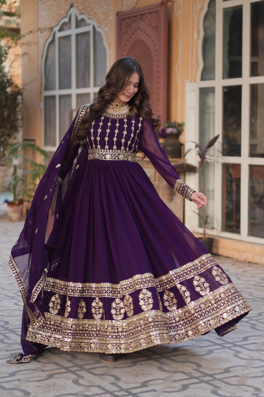 PREMIUM DESIGNER READYMADE GOWN-DUPATTA COLLECTIONS