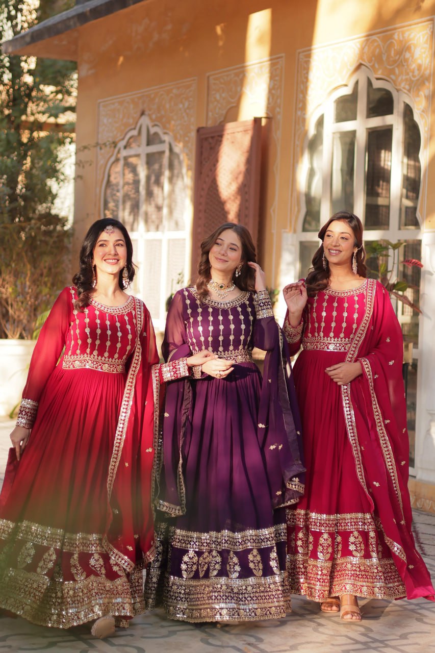 PREMIUM DESIGNER READYMADE GOWN-DUPATTA COLLECTIONS