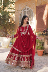 PREMIUM DESIGNER READYMADE GOWN-DUPATTA COLLECTIONS