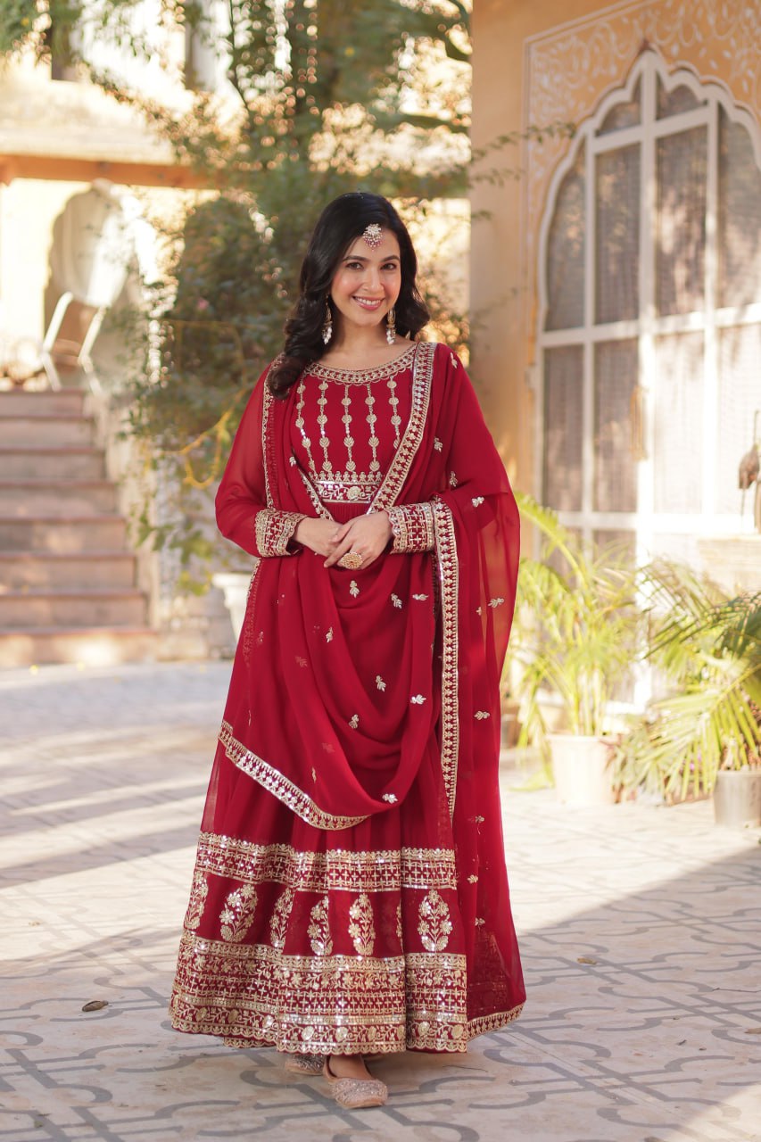PREMIUM DESIGNER READYMADE GOWN-DUPATTA COLLECTIONS