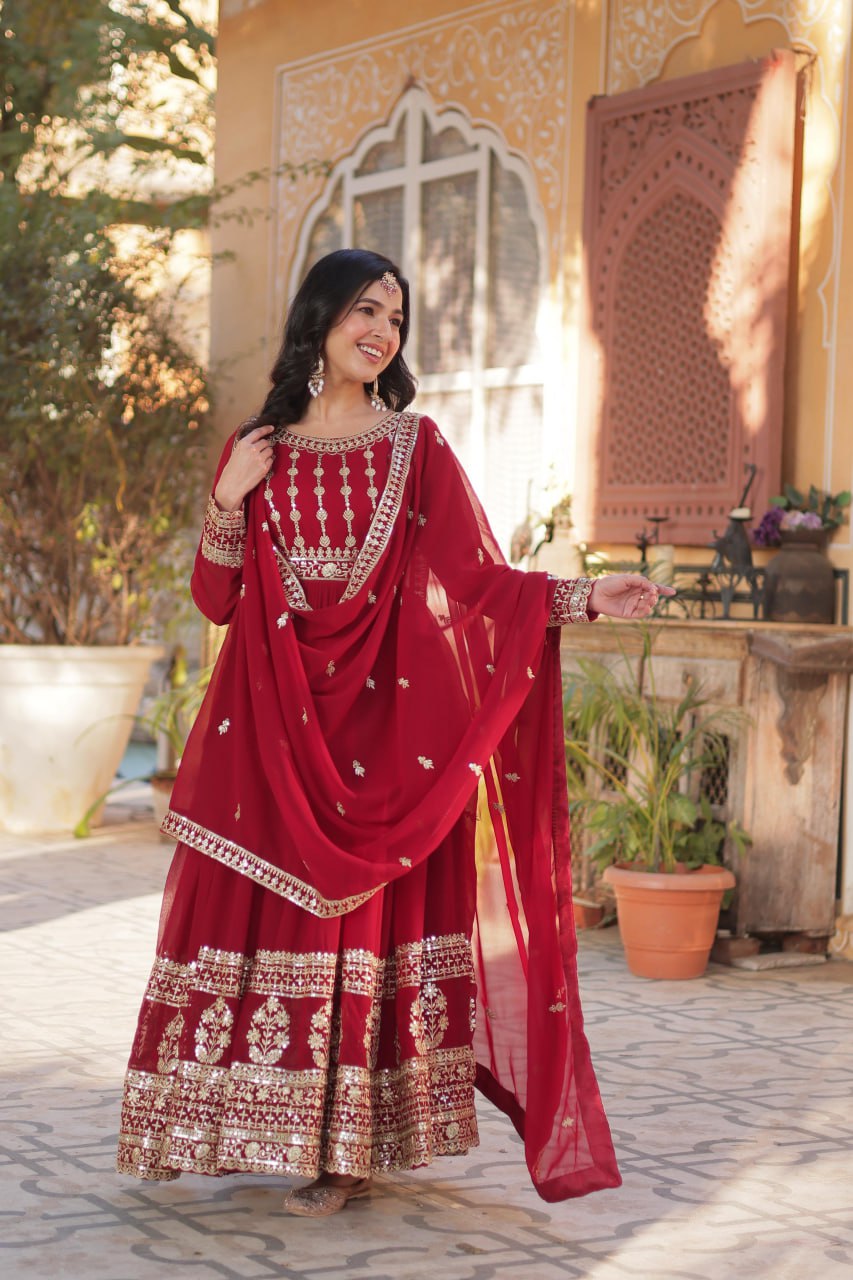 PREMIUM DESIGNER READYMADE GOWN-DUPATTA COLLECTIONS