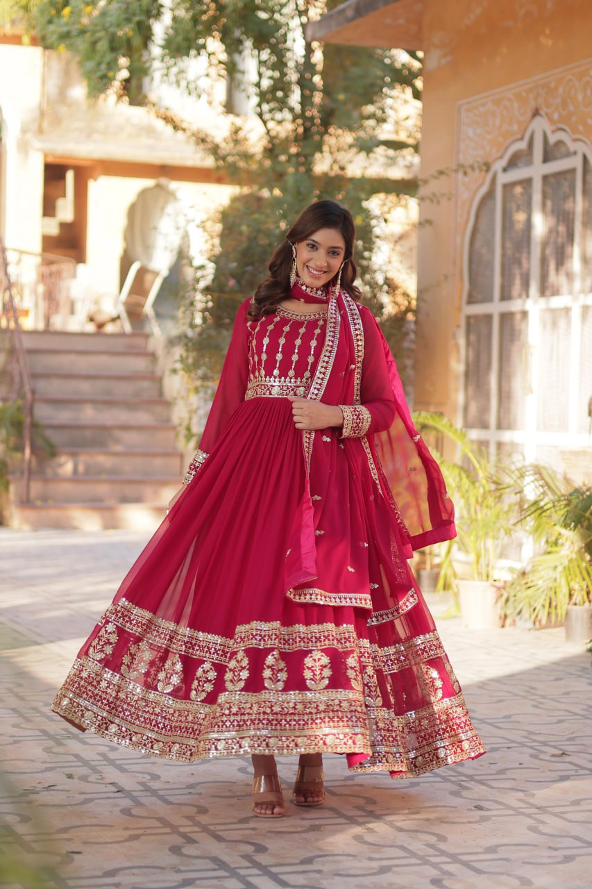 PREMIUM DESIGNER READYMADE GOWN-DUPATTA COLLECTIONS