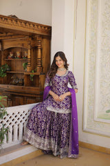 PREMIUM DESIGNER READYMADE TOP-GHARARA-DUPATTA COLLECTIONS