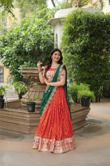JEQUARD SILK LEHENGA CHOLI WITH DUPATTA COLLECTIONS