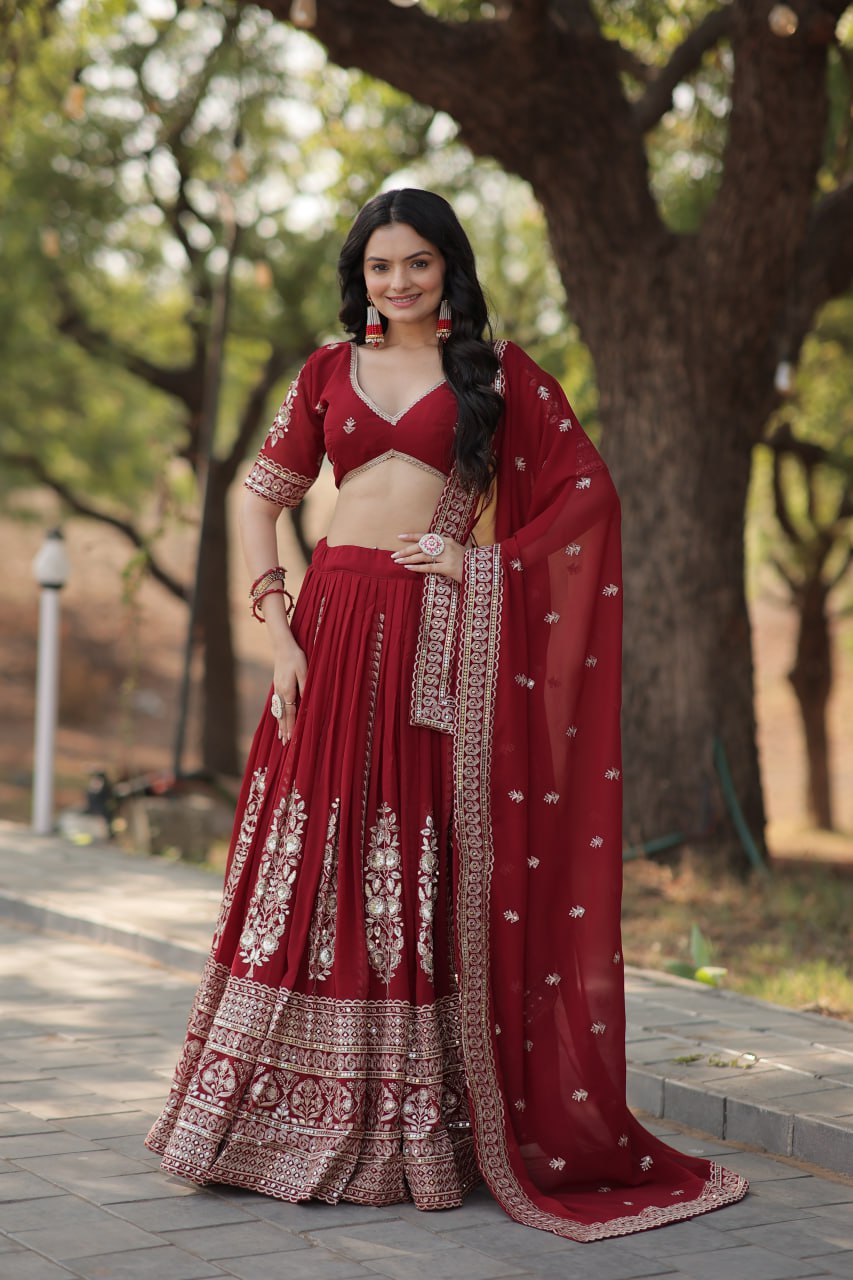 DESIGNER  BRIDAL LEHENGA CHOLI WITH DUPATTA COLLECTIONS