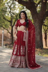 DESIGNER  BRIDAL LEHENGA CHOLI WITH DUPATTA COLLECTIONS