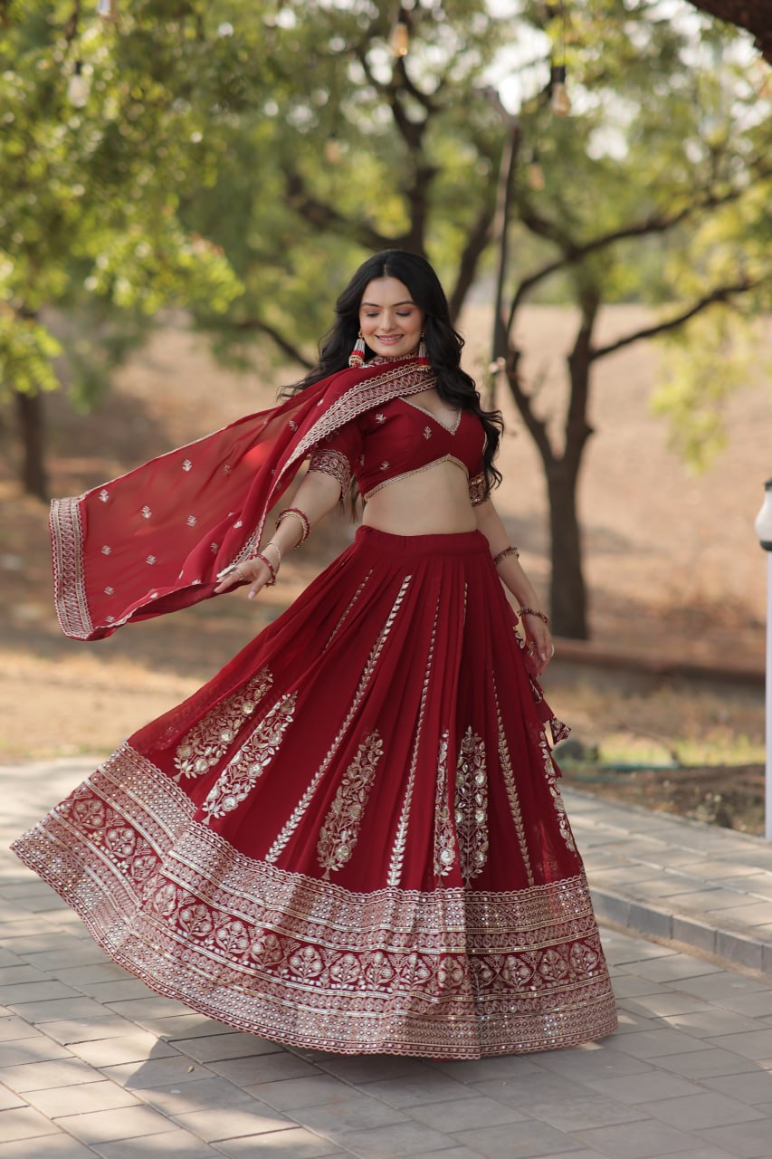 DESIGNER  BRIDAL LEHENGA CHOLI WITH DUPATTA COLLECTIONS