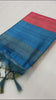 SOFT TUSSAR SILK SAREE WITH BEAUTIFUL PRINT WITH ATTRACTIVE PALLU AND CONTRAST PALLU  WITH TASSAL