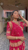 Grey Red Lehenga Choli With Mirror Work And Attached Red Dupatta