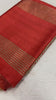 SOFT TUSSAR SILK SAREE WITH BEAUTIFUL PRINT WITH ATTRACTIVE PALLU AND CONTRAST PALLU  WITH TASSAL