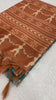 SOFT TUSSAR SILK SAREE WITH BEAUTIFUL PRINT WITH ATTRACTIVE PALLU AND CONTRAST PALLU  WITH TASSAL
