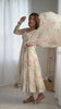 ZIBLON Women's Organza Anarkali Gown Set with Duptta